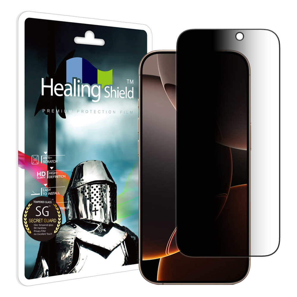 힐링쉴드 3D 풀커버 9H 사생활 정보보안 강화유리 휴대폰 액정보호필름 세트, 1세트 13,920원