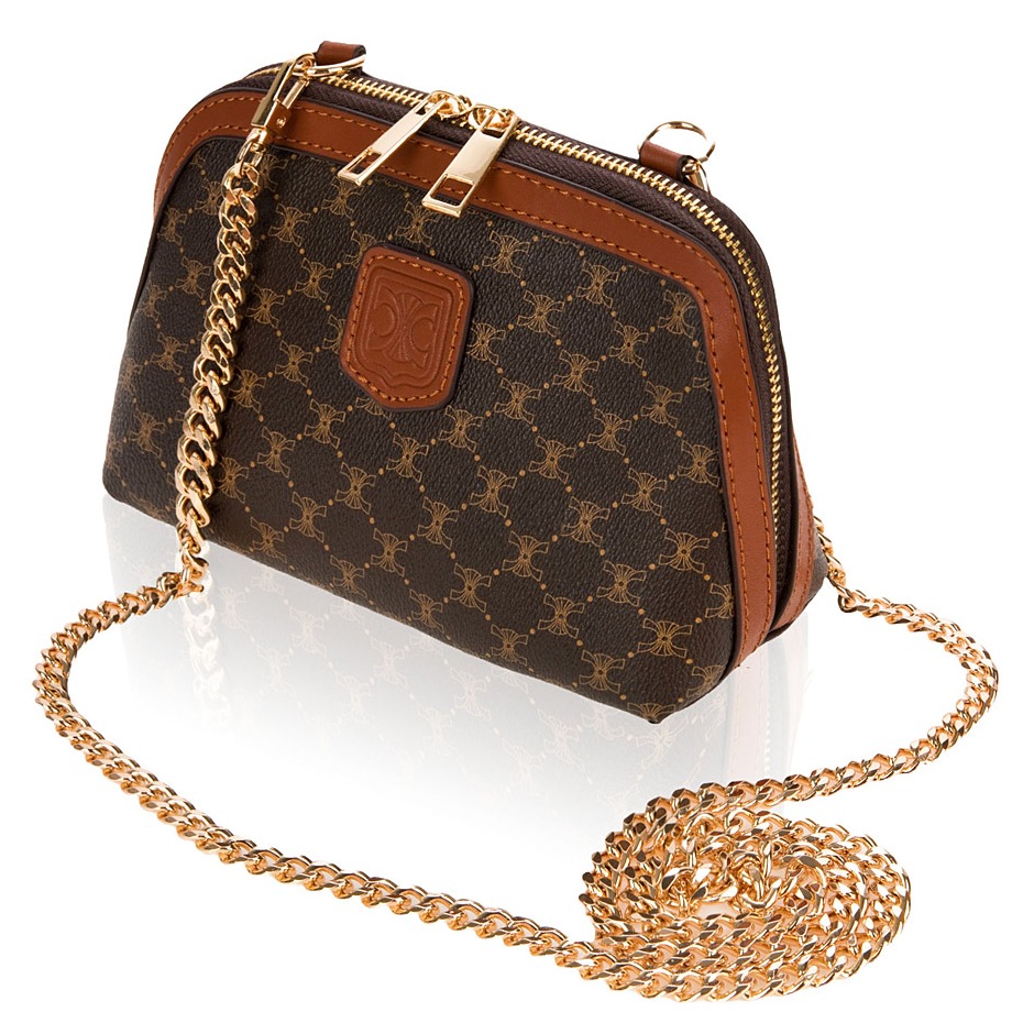 끄레앙 콤비 체인 크로스 핸드폰 미니 숄더백 S769 38,900원