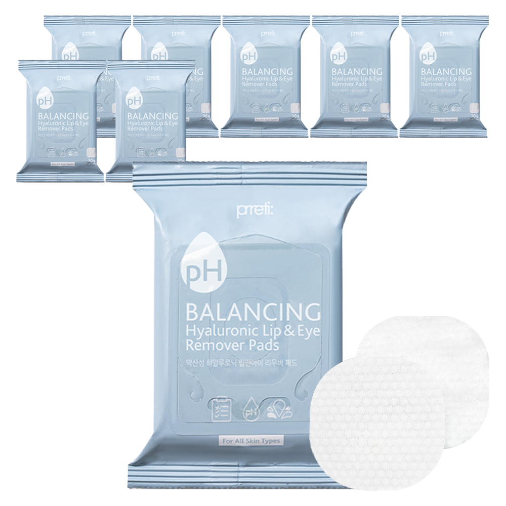프레티 약산성 히알루로닉 립앤아이 리무버 패드 30p 15,840원