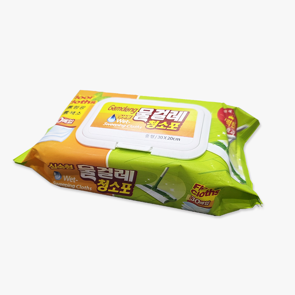 3M 스카치브라이트 물걸레 청소포(실속형) 밀대걸레 리필 청소물티슈 일회용 30매 5,000원