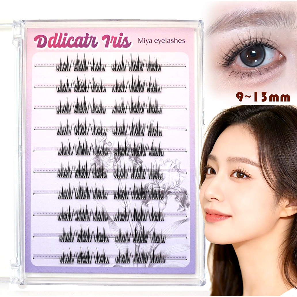 신제품 무접착제 무솔 가벼운 자연스러운 편안한 속눈썹 9-13mm 11,000원