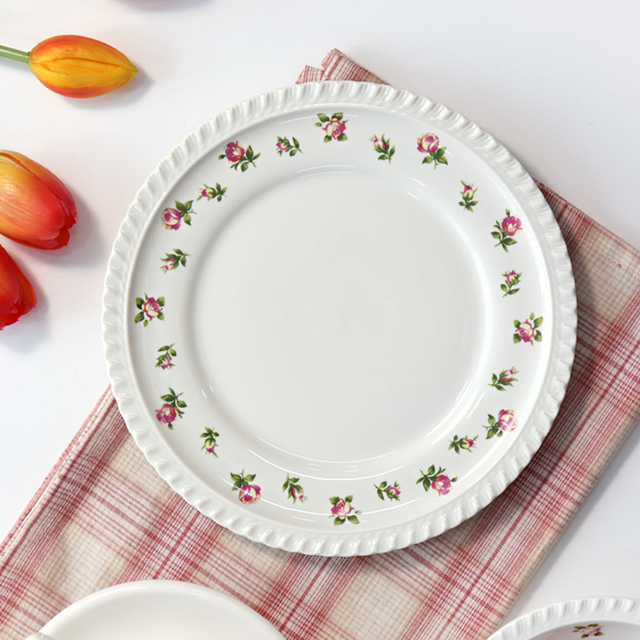 위즐리 빈티지 접시, 19레이스플라워, 1개, 현재가 7,040원