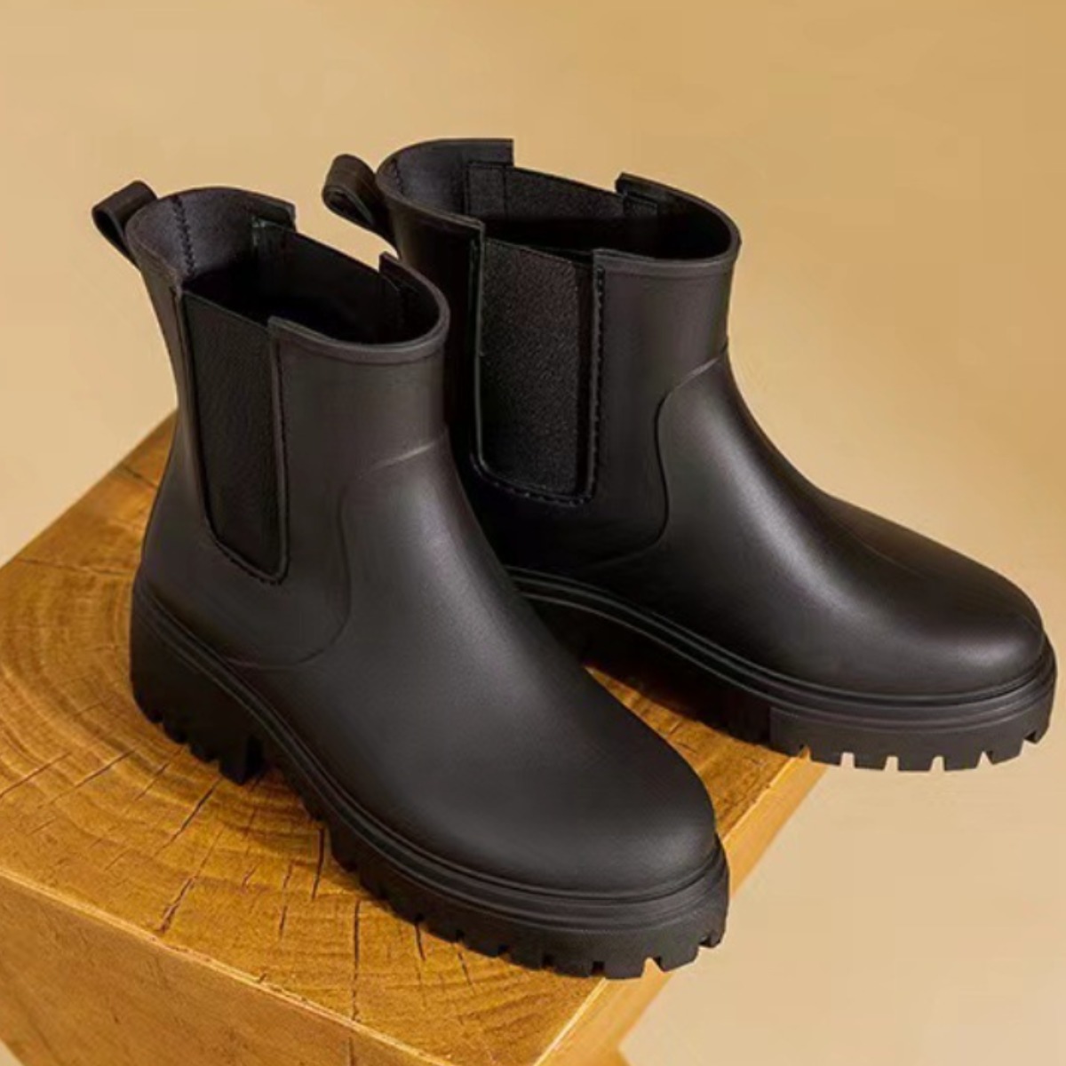 트렌빌 논슬립 앵클 첼시 레인부츠 29,900원