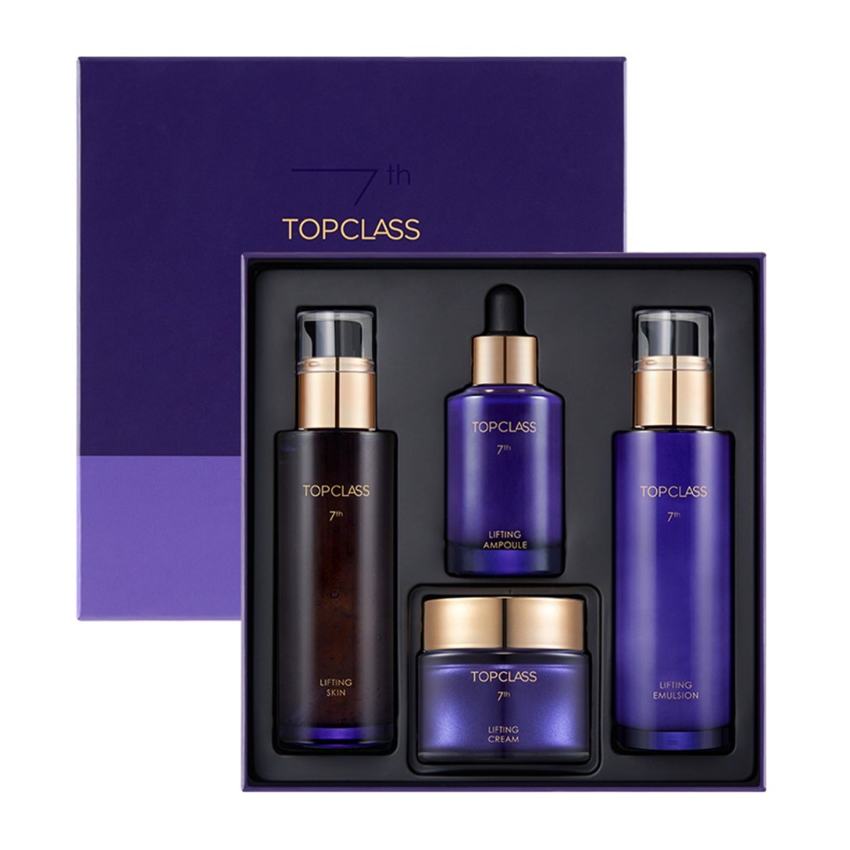 참존 탑클래스 7세대 NEW 리프팅 스킨케어 4종 선물세트 전용 고급 케이스(스킨+에멀전+앰플+크림), 1세트 36,900원