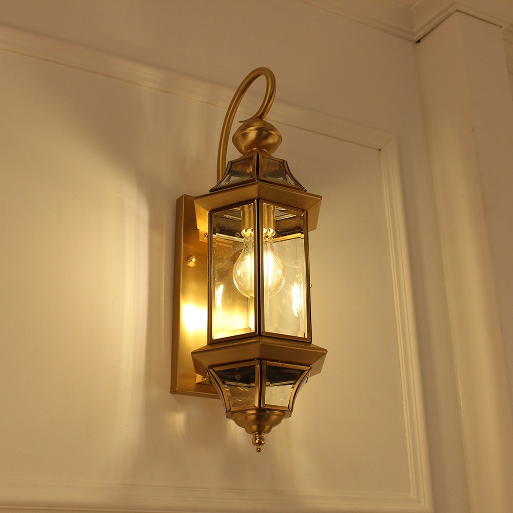 엔틱 황동 벽등 D타입 방수 벽부등 115,000원