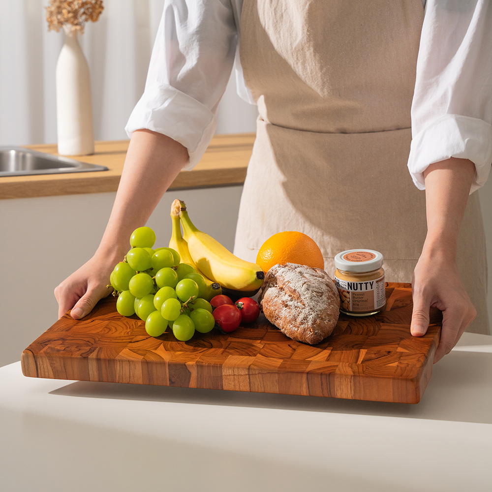 소도기 프리미엄 원목 엔드그레인 나무 도마 (캠핑/플레이팅/집들이선물), 1개, 티크 72,900원