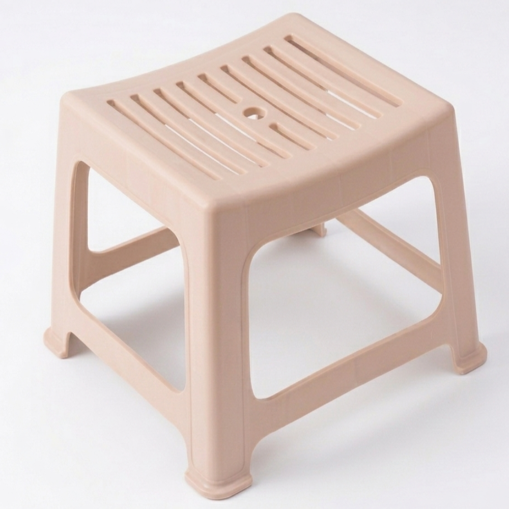 AEGEN 높은 화장실 욕실의자 미끄럼방지 목욕의자, 베이지핑크 15,000원