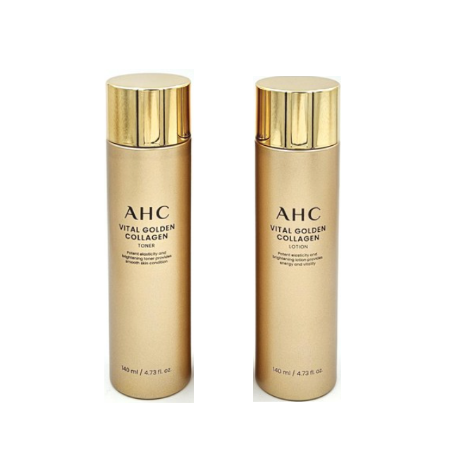 AHC 바이탈 골든 콜라겐 토너 140mL + 로션 140mL 23,600원