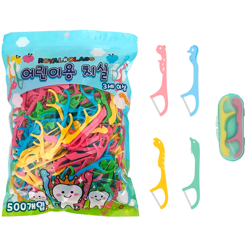 로얄클라쓰 어린이 일회용 치실 + 케이스 세트 10,600원