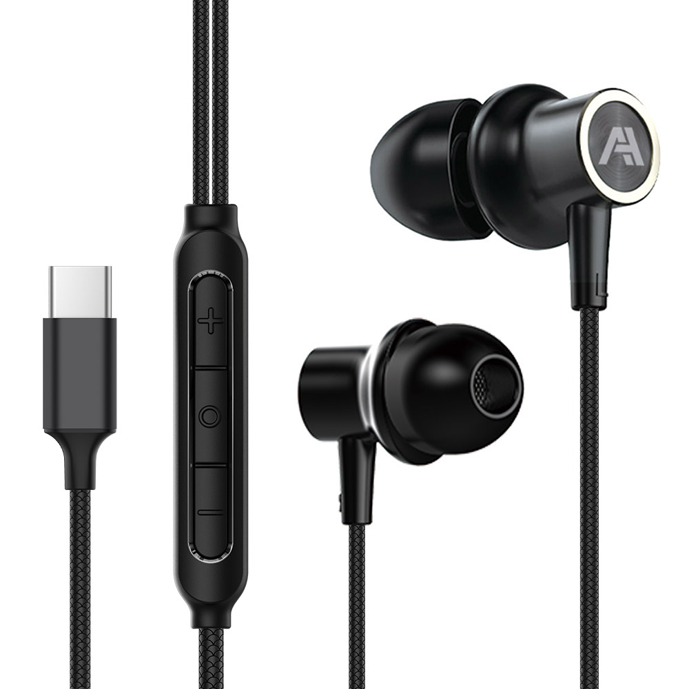 에이투 티타늄 다이나믹 드라이버 C타입 유선 이어폰, AW111C, 블랙 29,900원