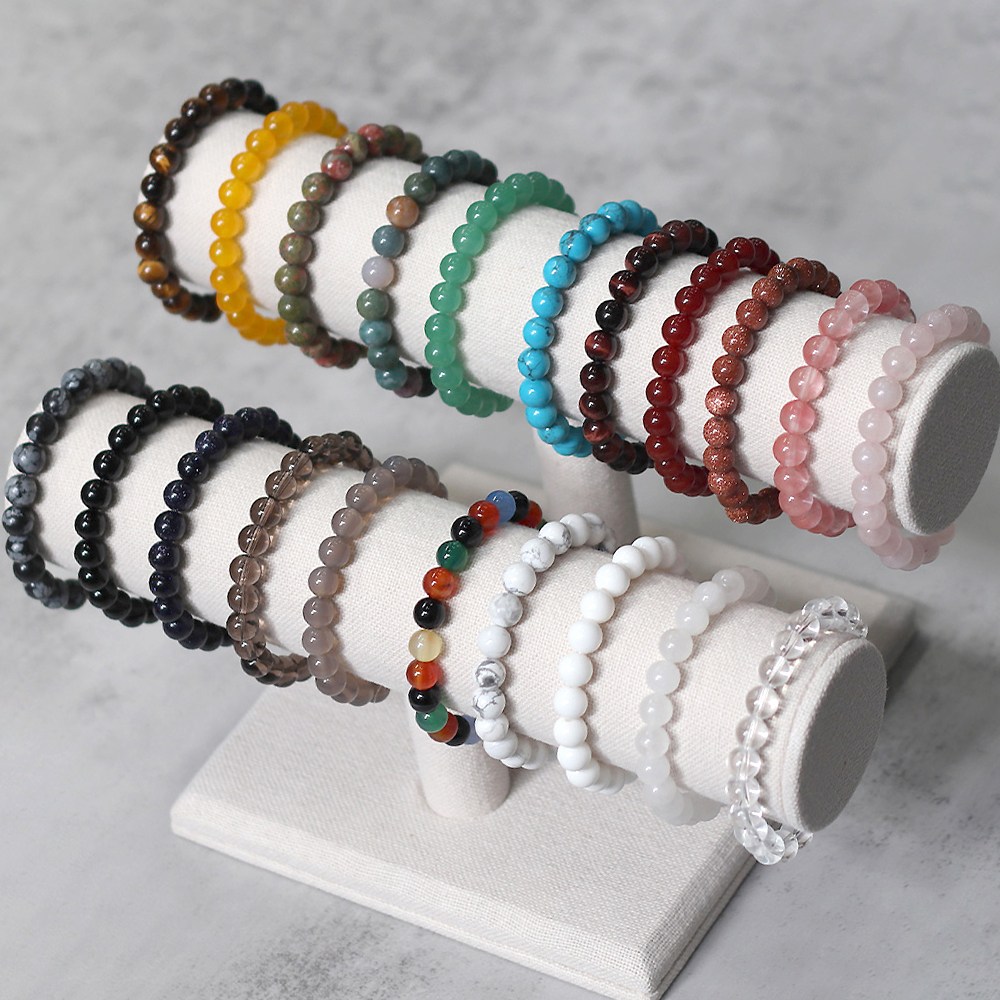 붓다북 소원 원석 팔찌 8mm - 불교 패션 염주 합장주 7,800원