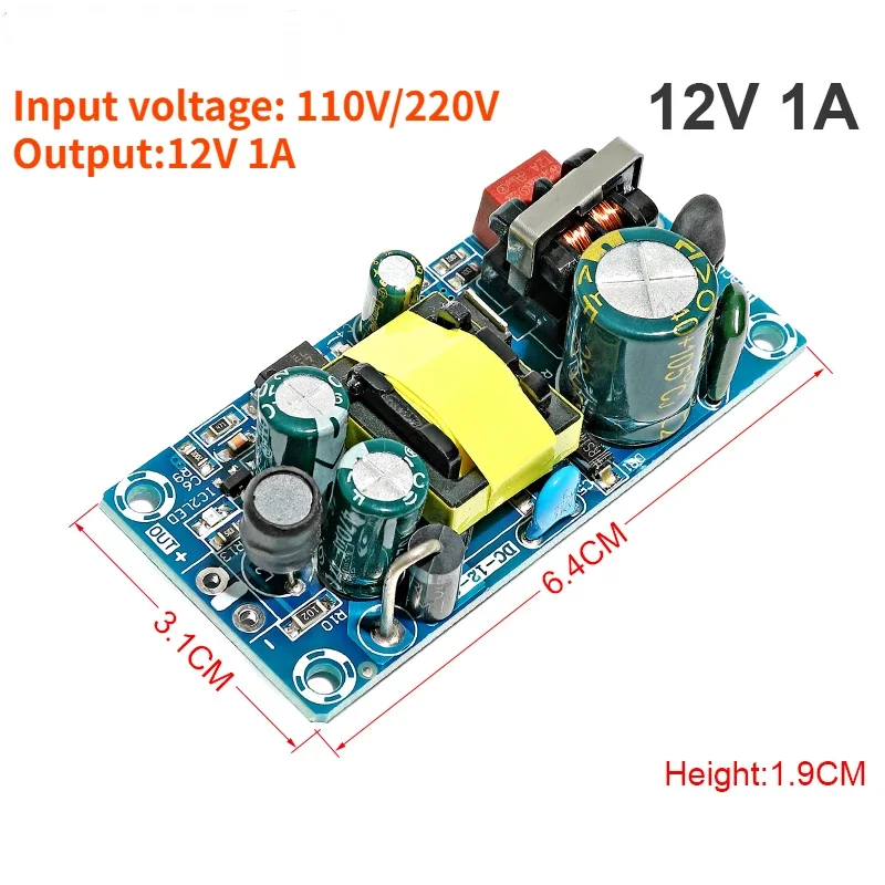 AC110V/220V 에서 DC 12V 36V 48V스위칭 전원 공급 장치 스텝 다운 모듈 교체/수리 대체 베어 회로 기판 8,800원