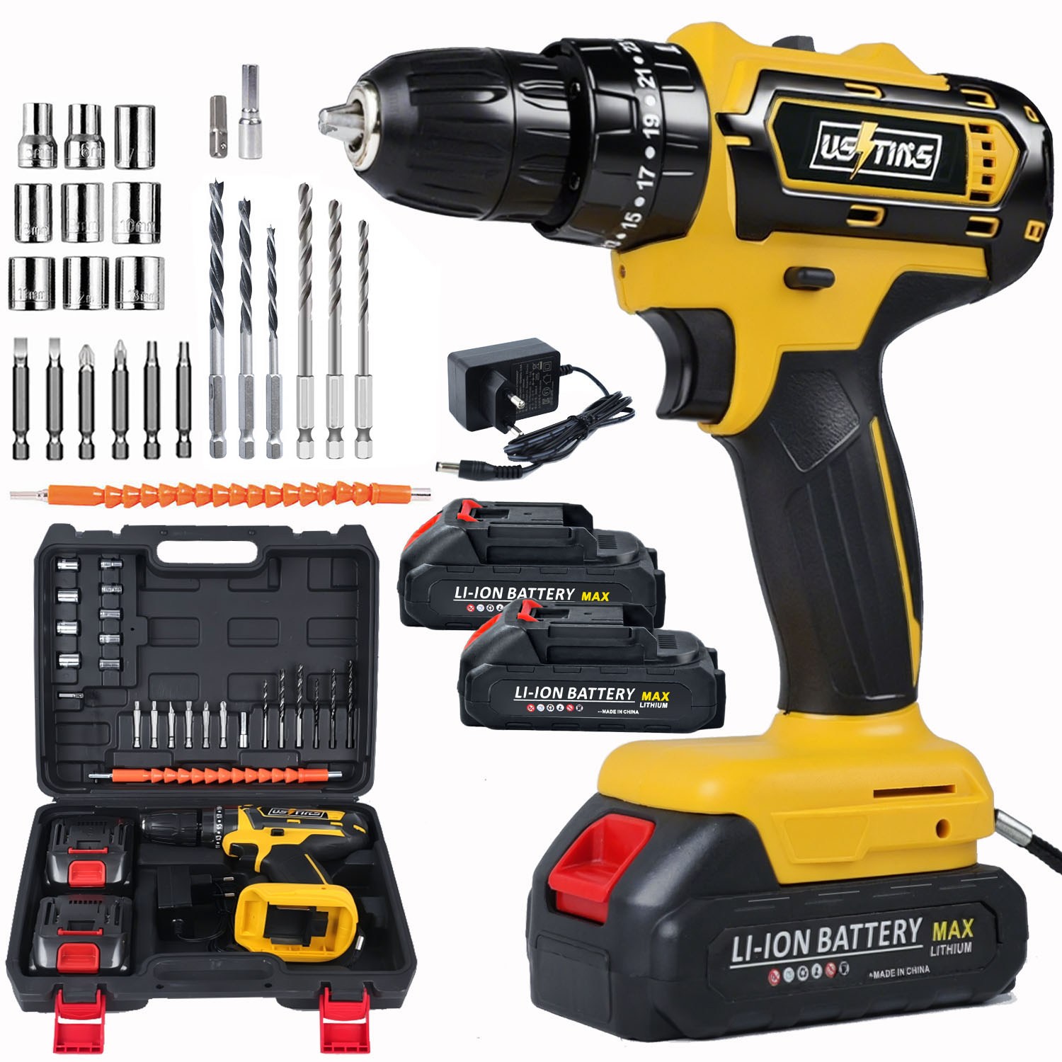 우스틴스 20V 리튬이온 충전 햄머 전동드릴세트 TCR300 49,980원