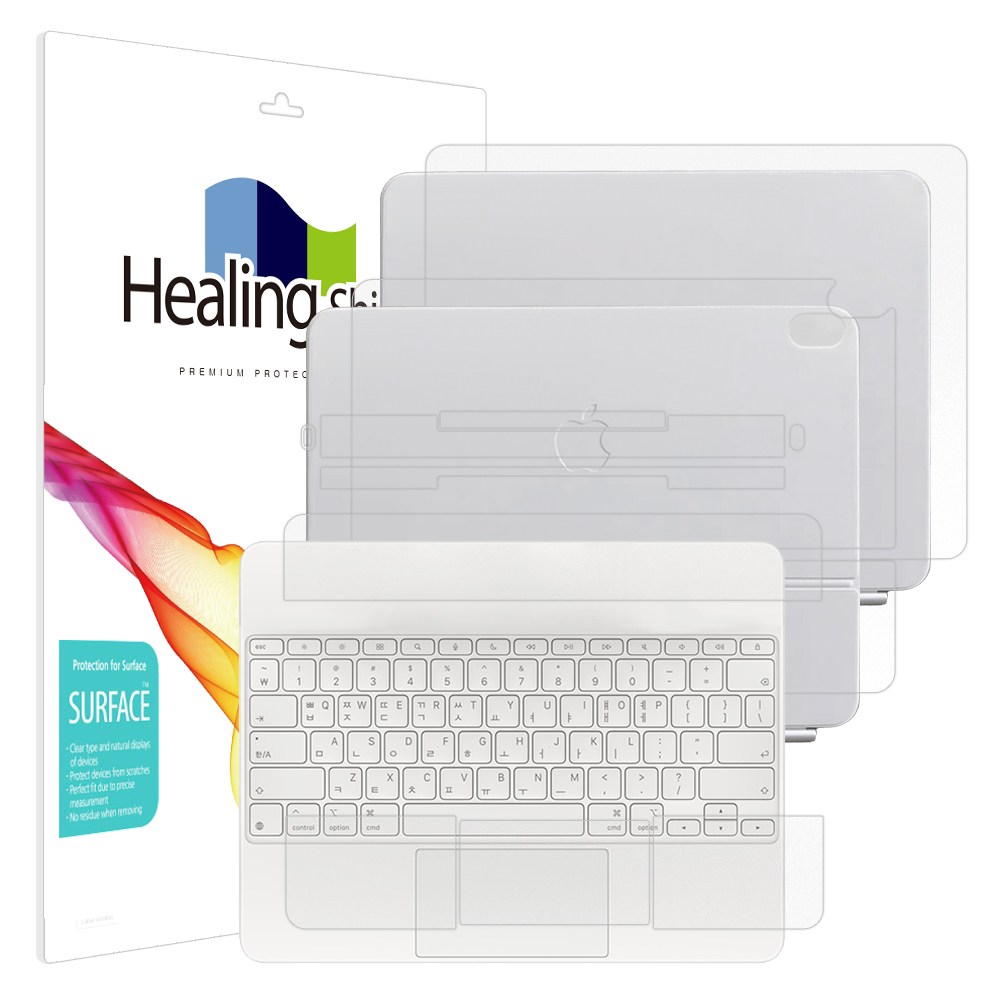 힐링쉴드 아이패드 에어 8/7/6세대 13 매직키보드 무광 외부보호필름 3종세트 17,820원