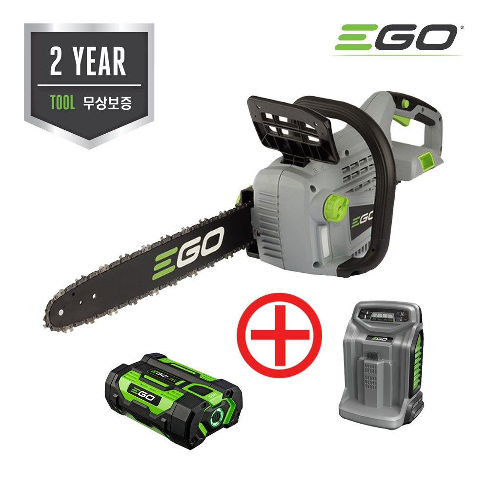 이고파워 CS1400E 충전 체인톱 350mm(14) 2.5Ah 56V 배터리충전기세트 56V 무선톱 충전식톱 나무자르는기계 625,000원