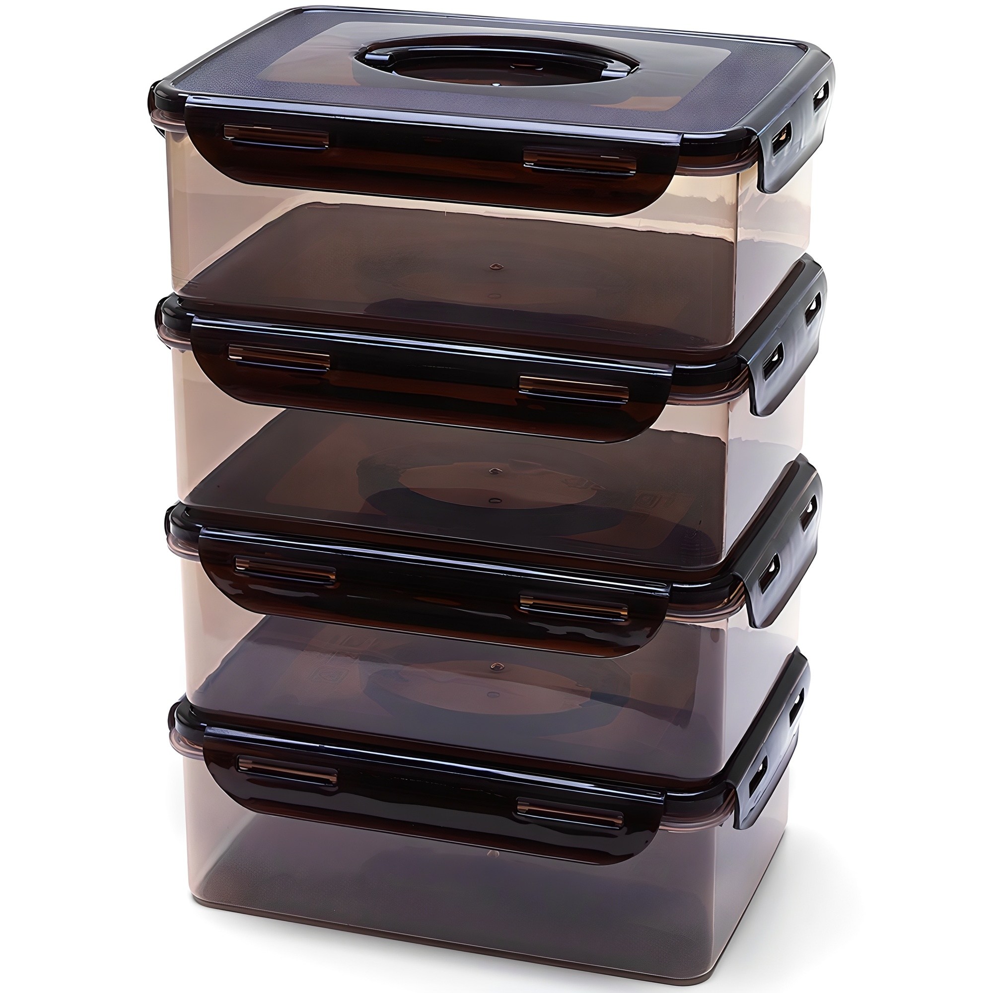 제오닉 블랙 김장 김치통 원핸들, 2L, 4개 15,000원