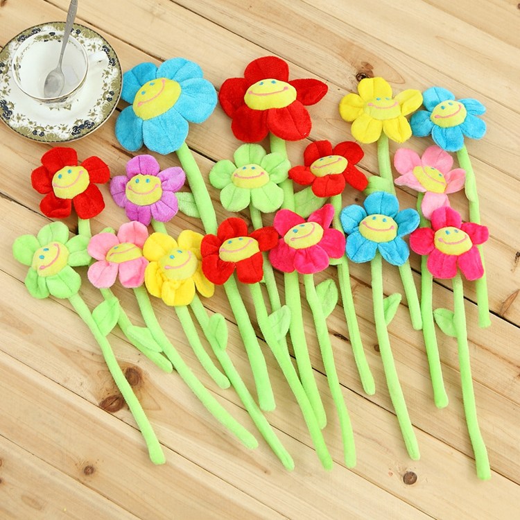 시우리빙 스마일 플라워 철사 봉제인형 9p 세트 12,000원