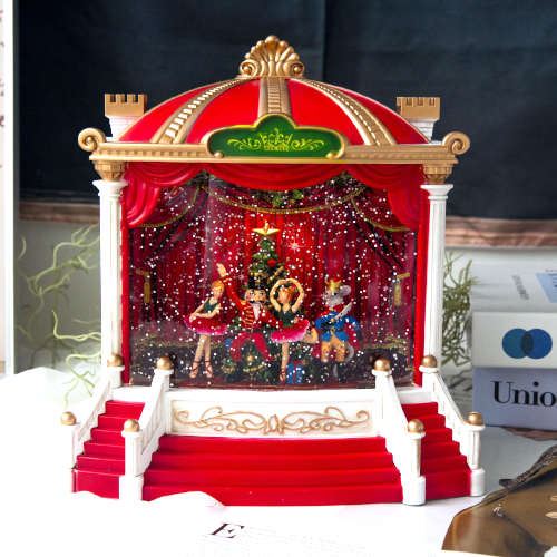 더복이벤트 크리스마스 워터볼 오르골 무드등 무도회장 무대 서커스, 단일색상 84,200원