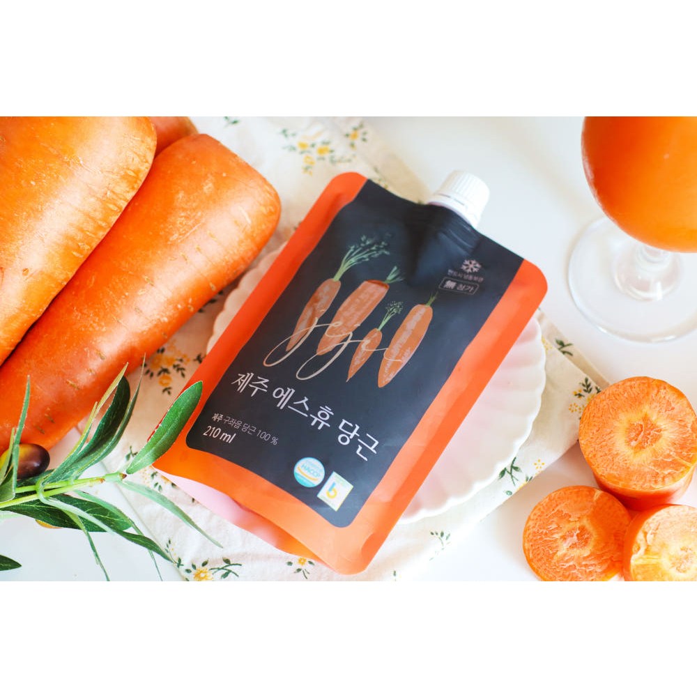 100% 무첨가 제주 에스휴 당근주스 구좌 당근 착즙 쥬스, 31개, 210ml 98,000원