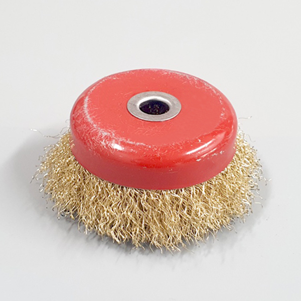 그라인더 와이어 브러쉬 100mm용 녹제거 철브러쉬 컵브러시 M10, 2개 6,000원
