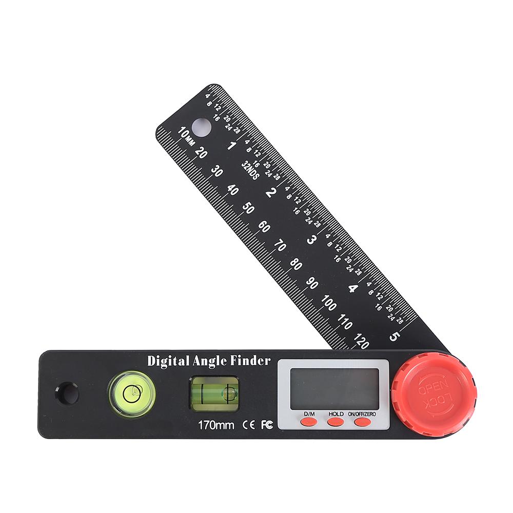 [싹스리공구] 블루텍 각도기 디지털각도기 스테인리스 플라스틱 360도회전 눈금자 각도기 수평확인 17,500원
