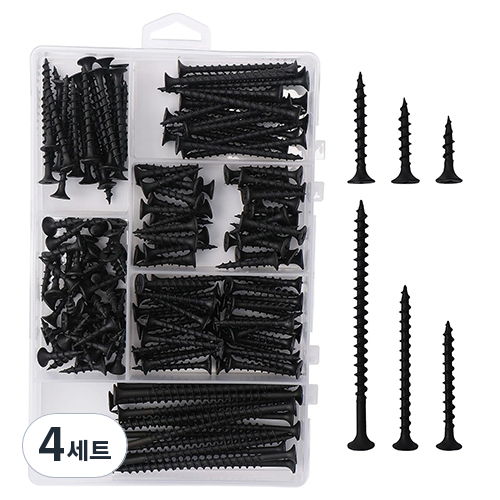 OON 크로스 플랫 헤드 탄소강 나사 키트 800p 세트 M2 37,600원