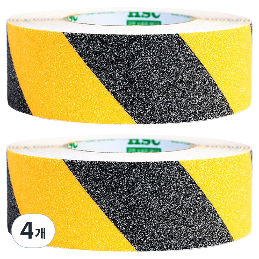 한신케미칼 미끄럼방지 논슬립테이프 안전사선 50mm x 15M, 4개 37,800원