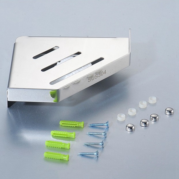 코너 선반 스테인레스 스틸 캐디 녹슬지 않는 코너 스토리지 주최자 주방 욕실 희귀 벽 마운트 19,600원