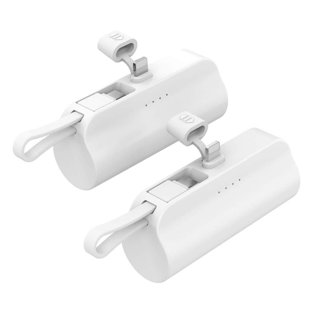 슈틸루스터 도킹형 듀얼 미니 일체형 보조배터리 5000mAh 애플8핀 / C타입 2p, ST-AB100-8 12,900원