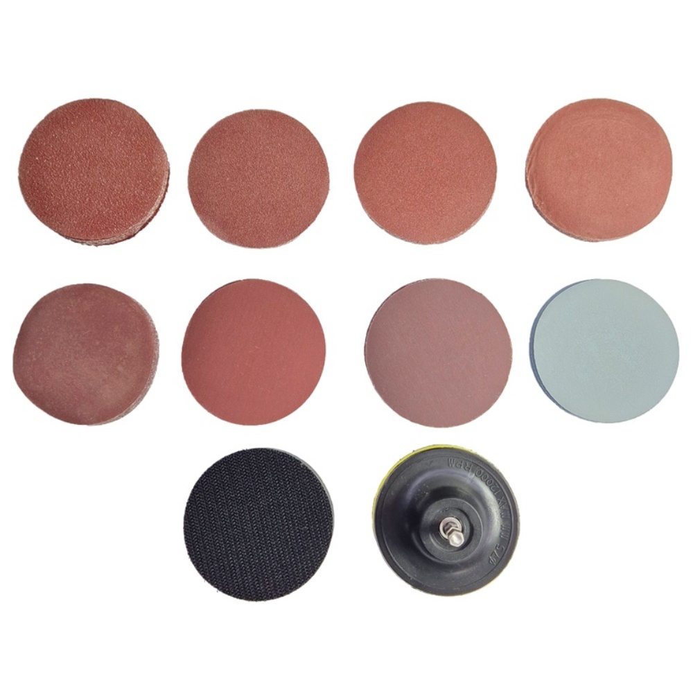 3인치 원형사포 샌딩 빼빠 전동드릴 페파 사포질 세트, 1세트 17,900원