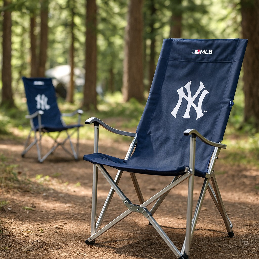 MLB NY양키스 릴렉스 캠핑체어, 네이비, 1개 49,000원