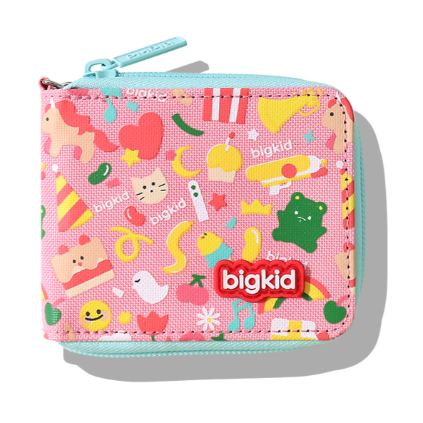 빅키드 어린이 일러스트 지퍼 초등학생 반지갑 목걸이형 20,000원