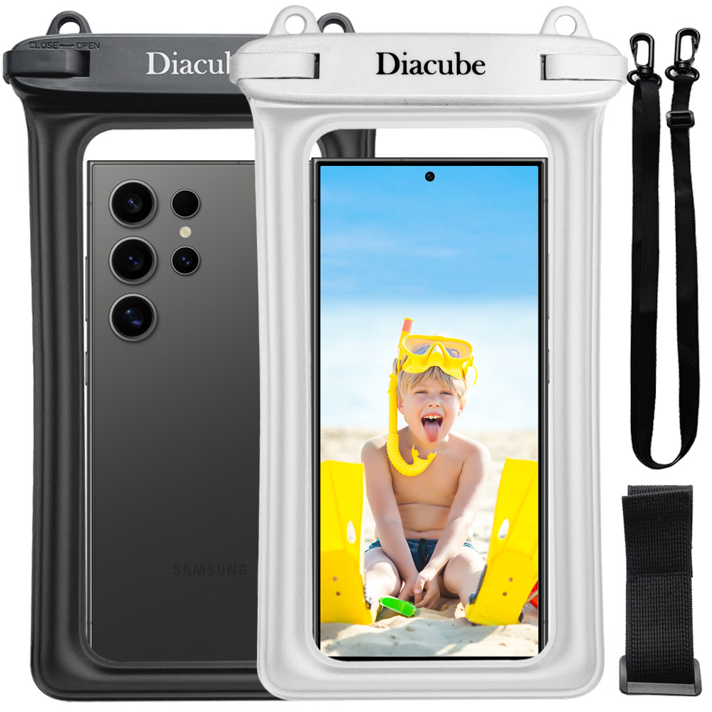 다이아큐브 1+1 갤럭시S23 S24 S25 울트라 휴대폰용 스마트폰 원터치 방수팩 방수등급 IPX8 (+암밴드) 14,400원