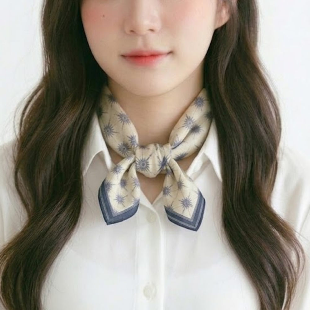 닥스 순면 쁘띠 체크 스카프 20,000원