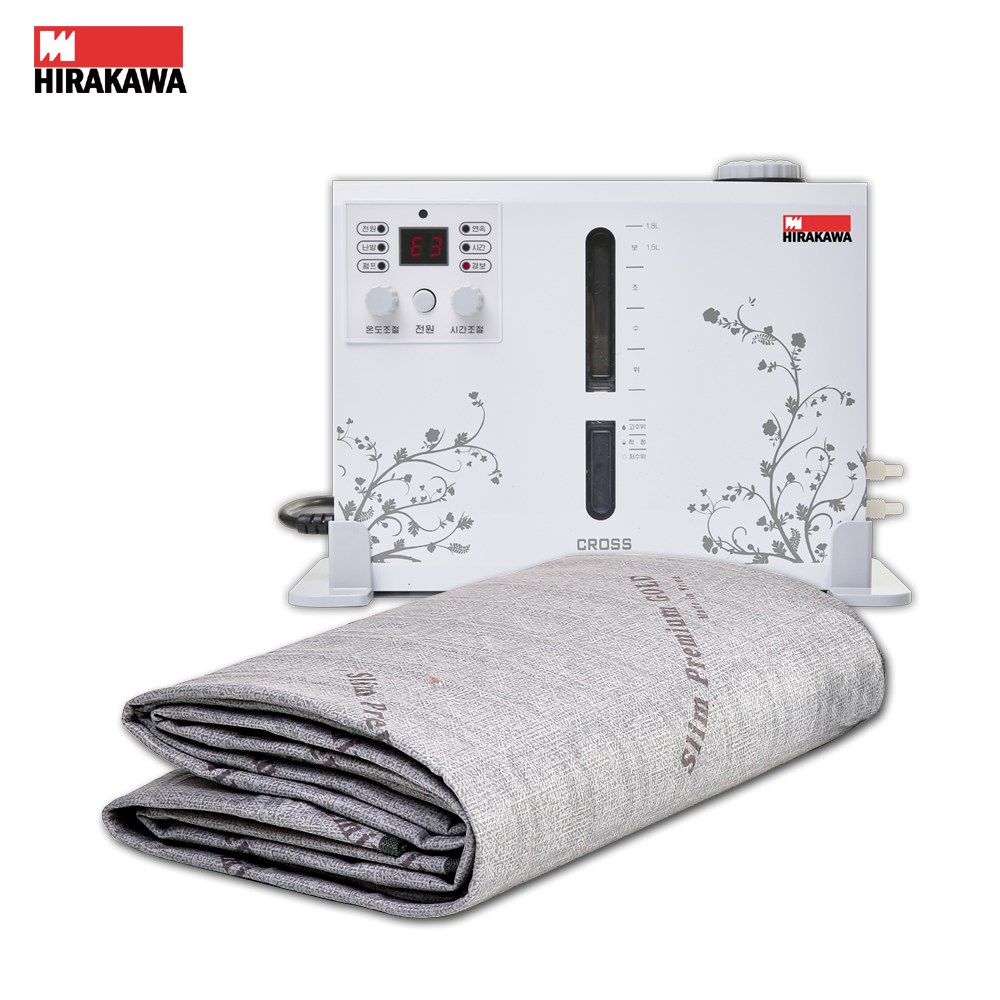 [히라카와] 온수매트 싱글 더블 냉수매트 품질보증10년 전자파 안심인증 호스없는 초슬림매트 초절전 219,000원