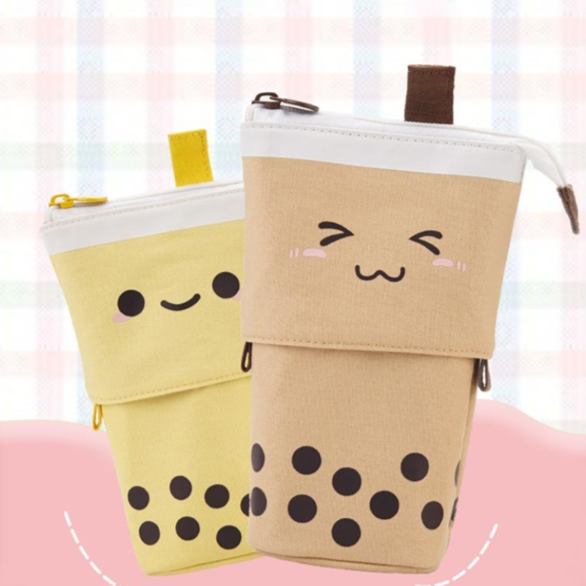 ANGOO 러블리 밀크티필통 입체형 멀티 펜꽂이 중학생 고등학생 필통 9,740원