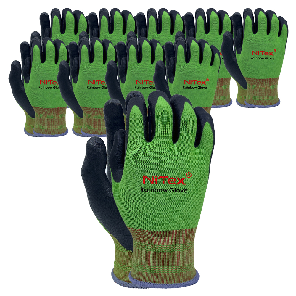 나이텍스 레인보우 NBR폼 코팅 작업장갑 양손착용 L 세트 NRG-500 17,770원