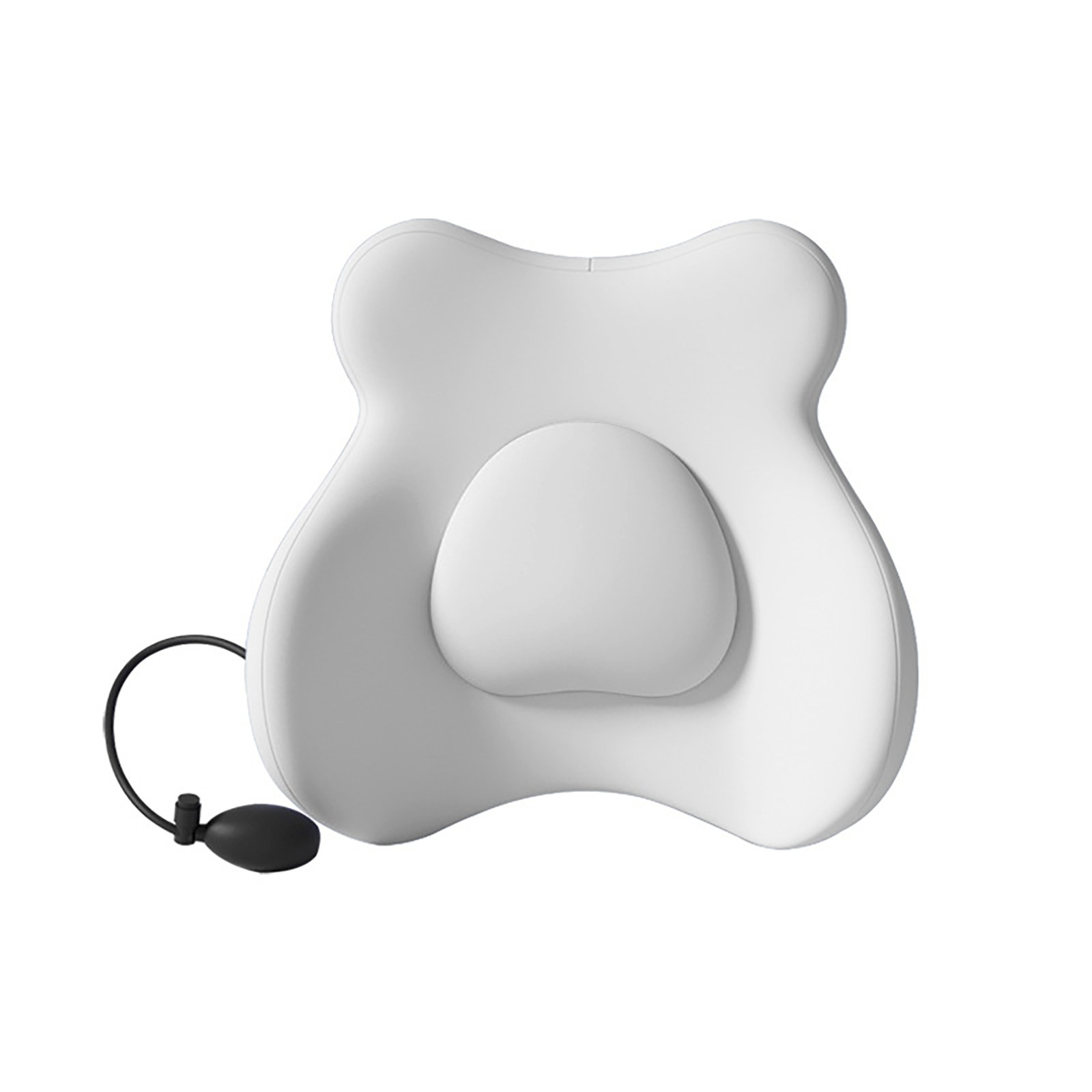 공기 주입식 허리 지지 쿠션, 허리 지지 베개, 등받이, 인체 곡선형, 차량용 허리 지지 베개, 흰색 35,200원