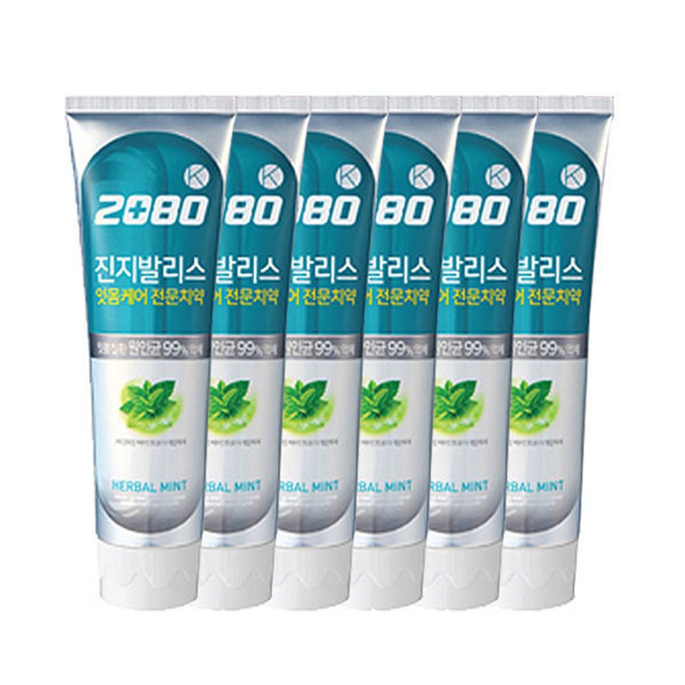 2080 K 진지발리스 허벌민트 120g 6개묶음 19,320원