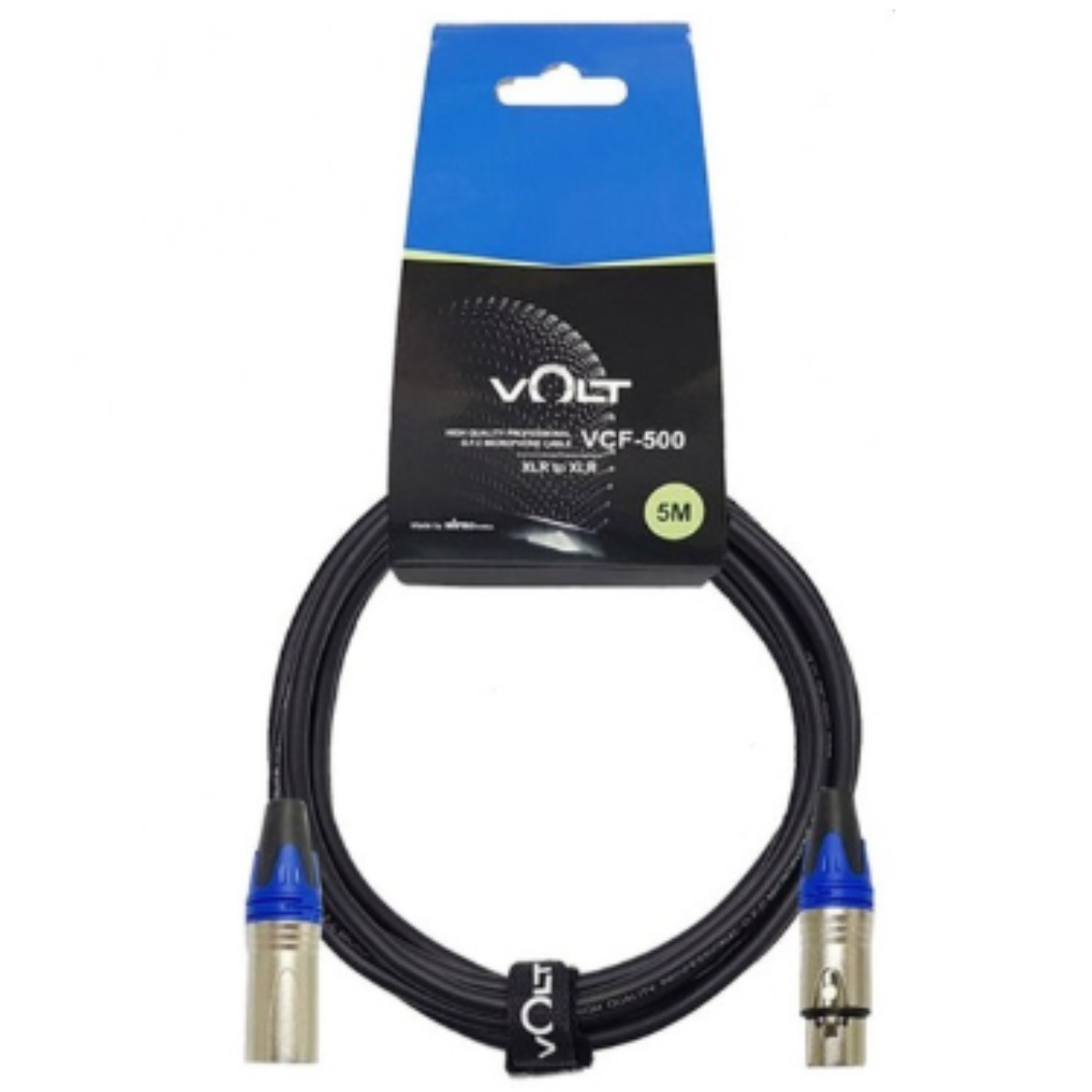 VOLT 마이크 케이블 VCF-500 XLR 양캐논 5M 보컬 강의용 유선 다이나믹 마이크 연장 음향 선 [정품/빠른배송], 1개 10,630원