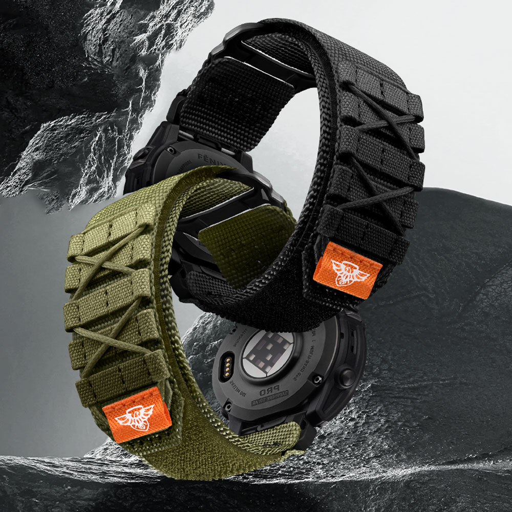 밴들레틱 가민 팩 택티컬 트레일 루프 퀵핏 스트랩 밴드, 블랙 32,000원