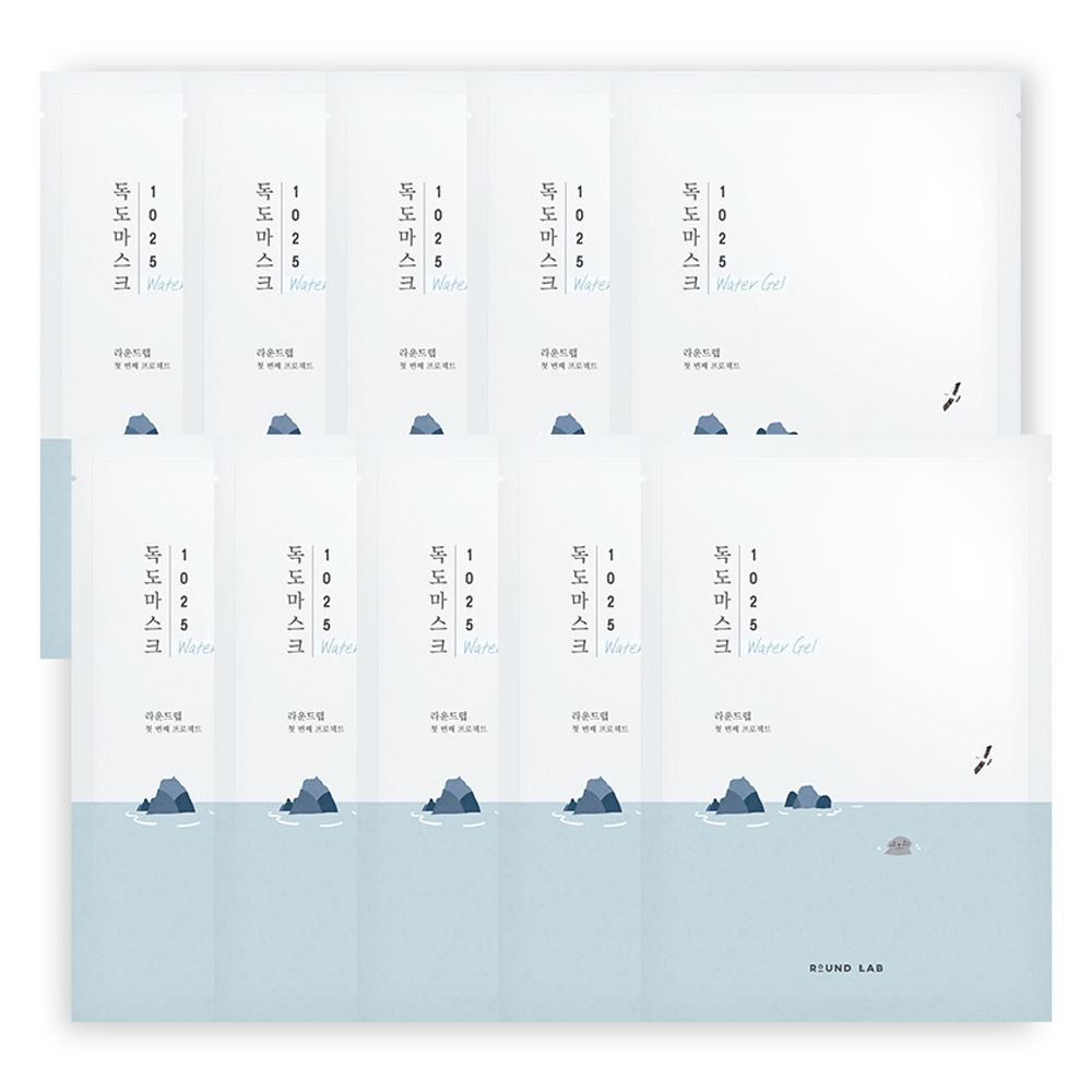 라운드랩 1025 독도 수분 워터겔 마스크 30ml, 1개입, 10개 11,800원