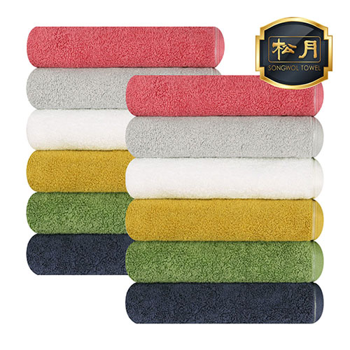 [송월타월] 호텔용 프리미엄무지40 170g 세면타월 10장, 노랑, 10개 46,000원