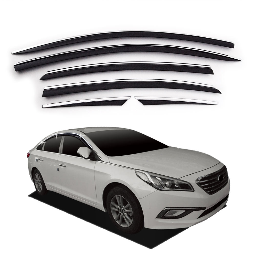 모터한 오토크로바 LF소나타 소나타뉴라이즈 블랙다이아몬드 썬바이저 D940 6P 몰딩 바이져 가드 도어 바람 빗물받이 햇빛가리개 89,300원