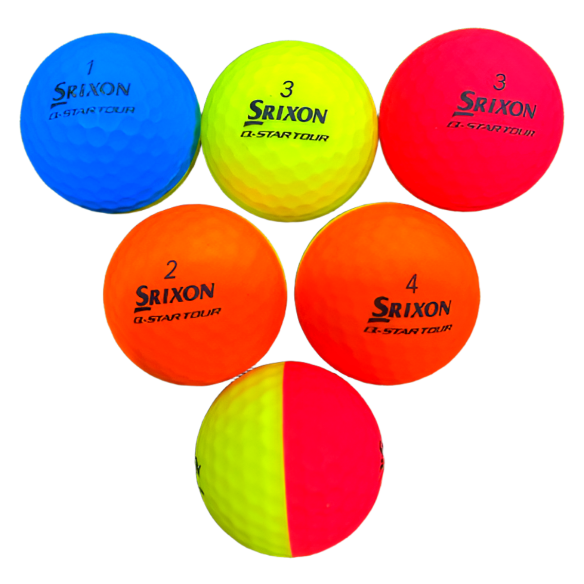 스릭슨 골프공 로스트볼 반반공 컬러혼합볼 (유광, 무광), A/A-, 1개, 20개입 24,500원