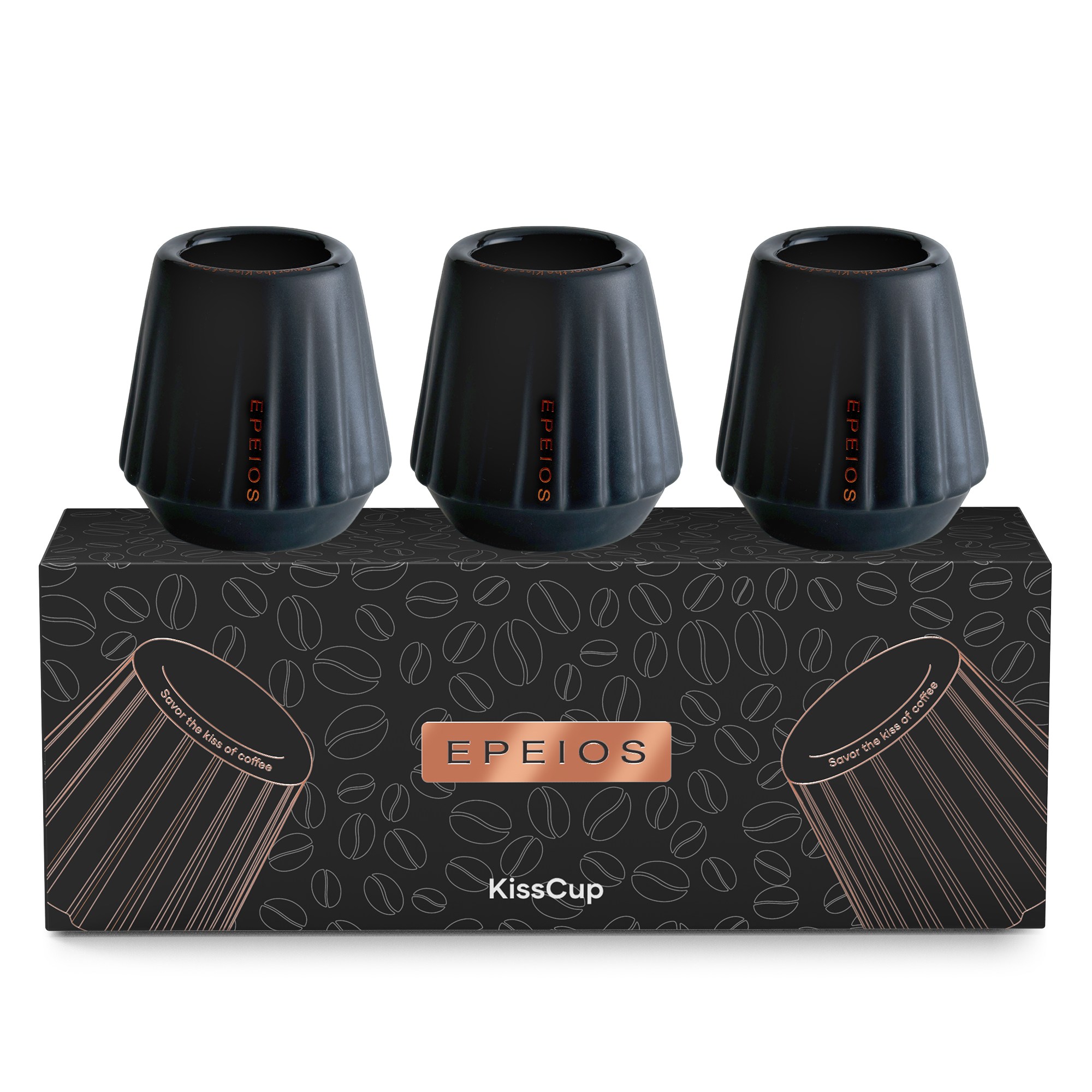 EPEIOS 에페이오스 테이스팅잔 키스컵 에스프레소 샷잔 + 기프트박스, 1세트, 모노 블랙 36,800원