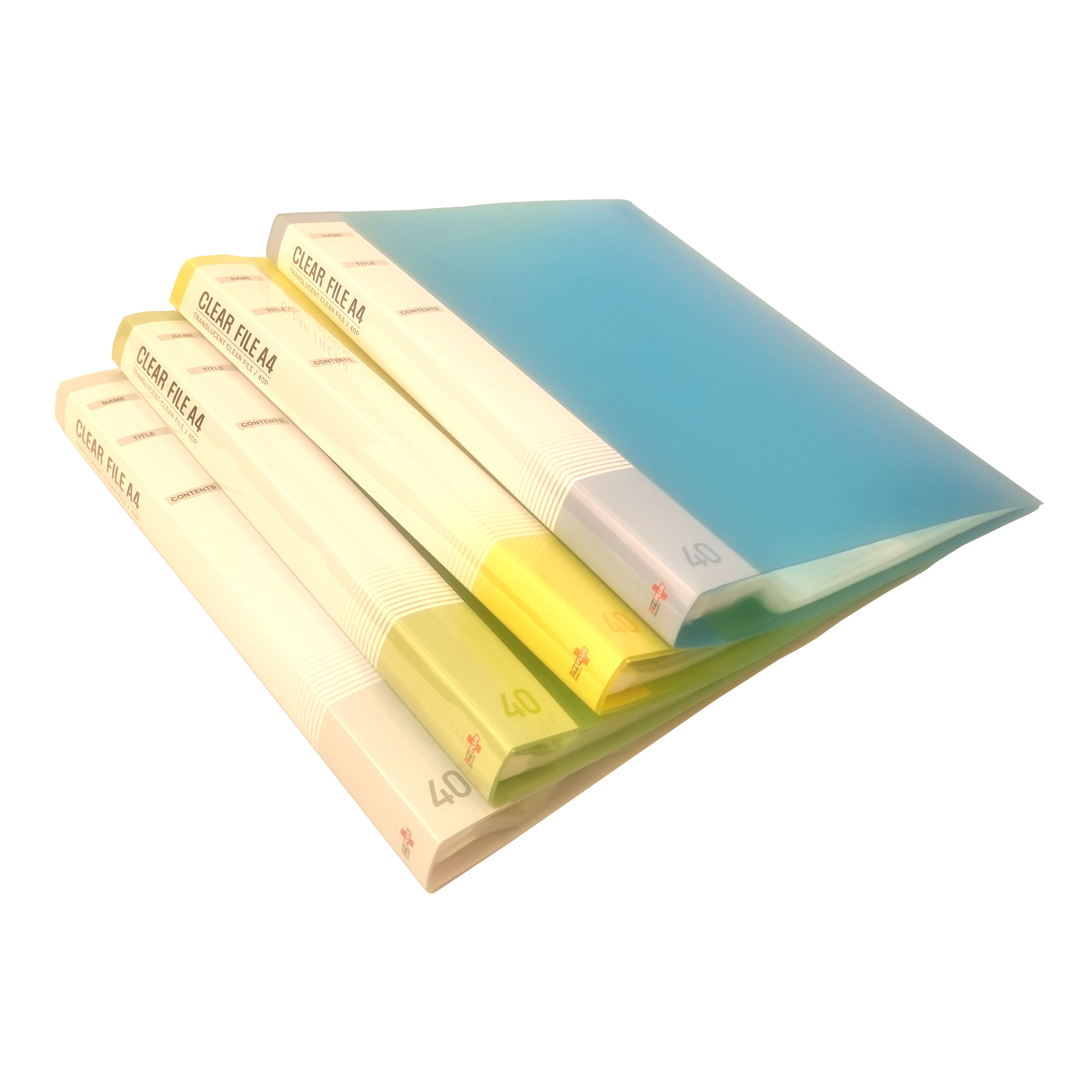 반투명 클리어화일 A4 20매 리필속지포함(리필추가가능) 50권 1박스 57,500원