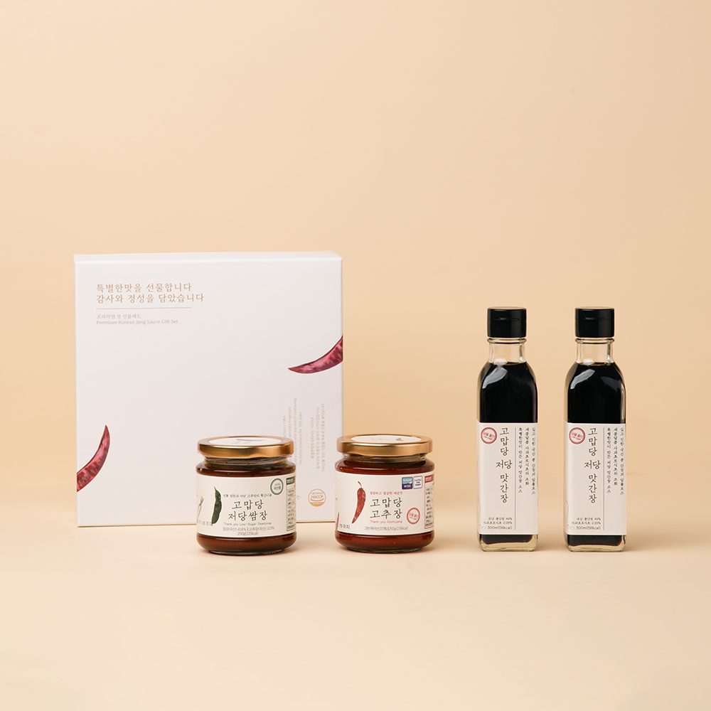 고맙당 4종 선물세트 명절선물세트 당을줄인 저당고추장 49,800원