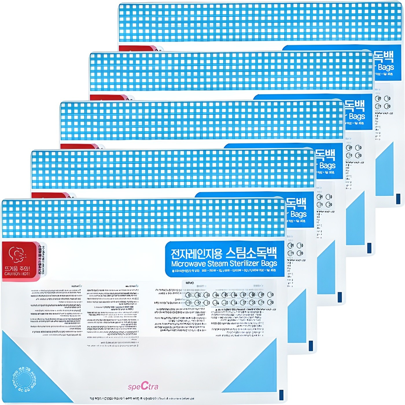 스펙트라 스팀소독백 5p 7,500원