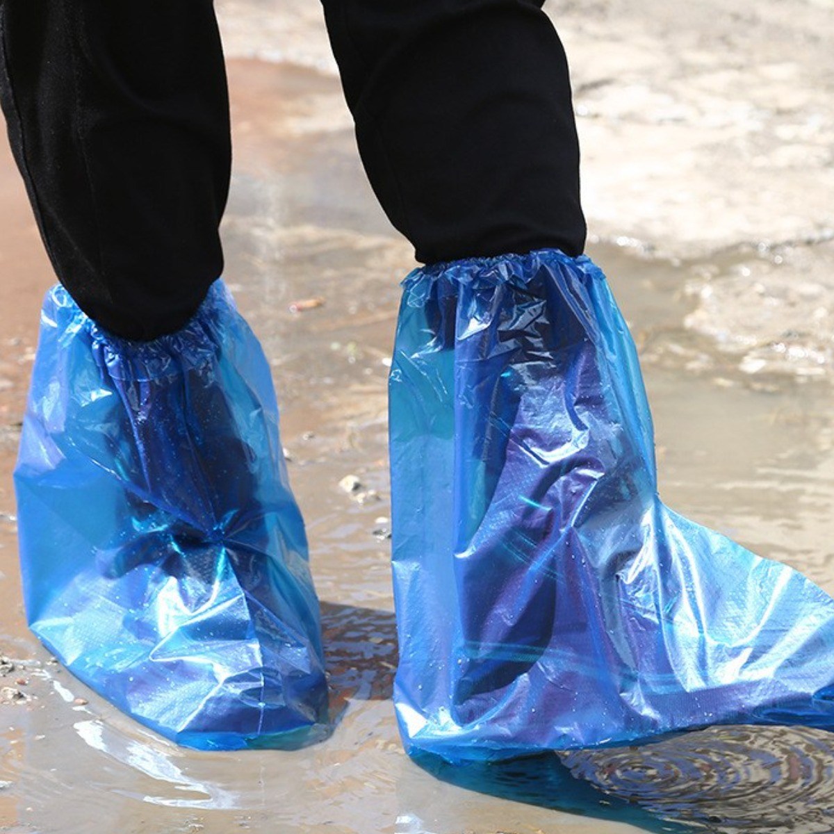 고바 비닐 일회용 신발커버 미끄럼방지 산업용 부츠커버 16,000원